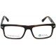 Brown Rectangle Men Eyeglasses