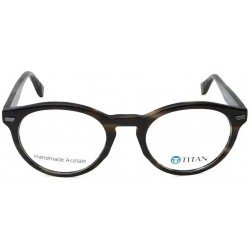 Green Round Men Eyeglasses