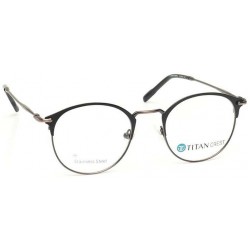 Black Round Frame Rimmed Unisex Eyeglasses