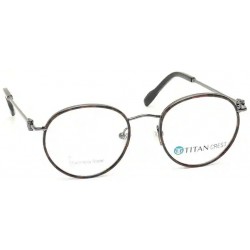 Brown Rimmed Unisex Eyeglasses