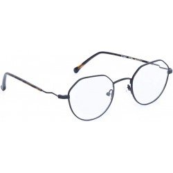 Black Round Frame Rimmed Eyeglasses