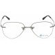 Black Round Rimless Eyeglasses