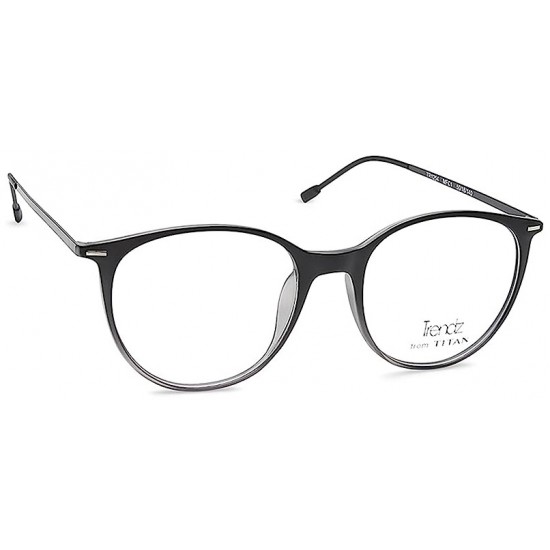 Grey Round Frame Rimmed Eyeglasses
