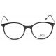 Black Round Frame Rimmed Men Eyeglasses