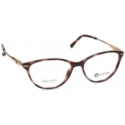Brown Cateye Rimmed Eyeglasses