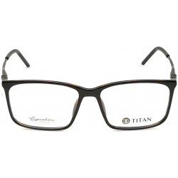 Signature Black Rectangle Rimmed Eyeglasses