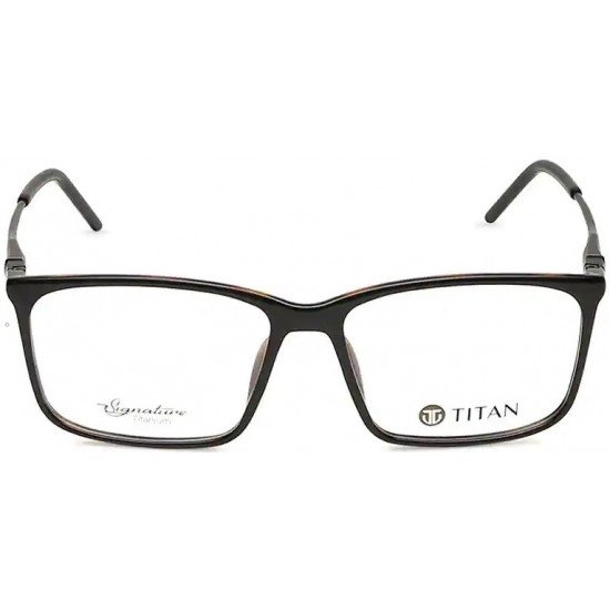 Signature Black Rectangle Rimmed Eyeglasses