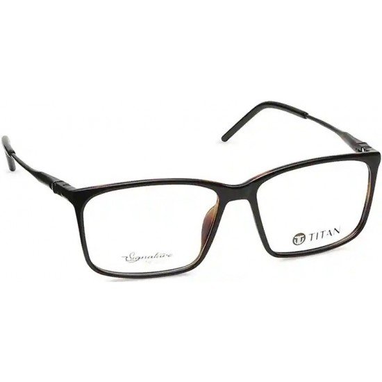 Signature Black Rectangle Rimmed Eyeglasses