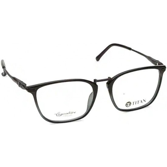 Signature Black Square Rimmed Eyeglasses