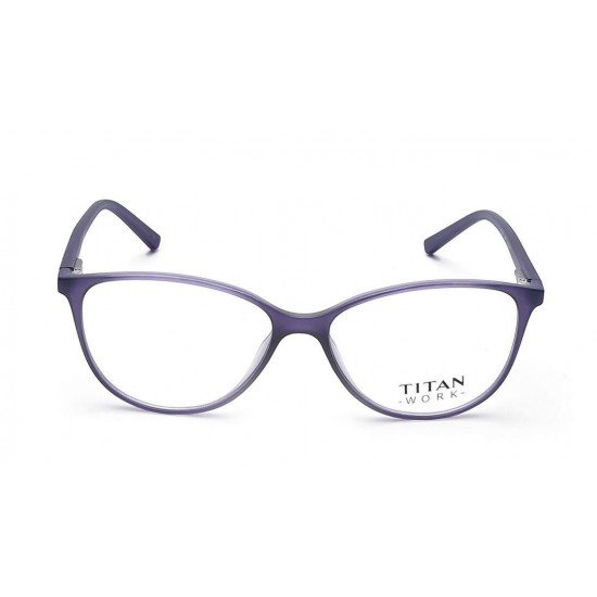 Purple Cateye Frame Rimmed Eyeglasses