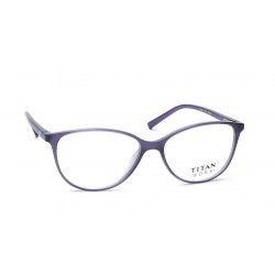 Purple Cateye Frame Rimmed Eyeglasses