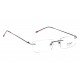 Purple Rectangle Rimless Eyeglasses