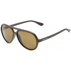 Brown Aviator Men Sunglasses