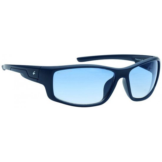 Blue Sporty Rimmed Sunglasses