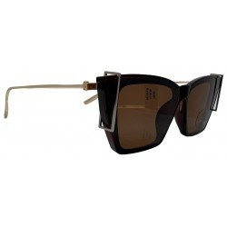 Nayansukh Brown Cat Eye Sunglasses
