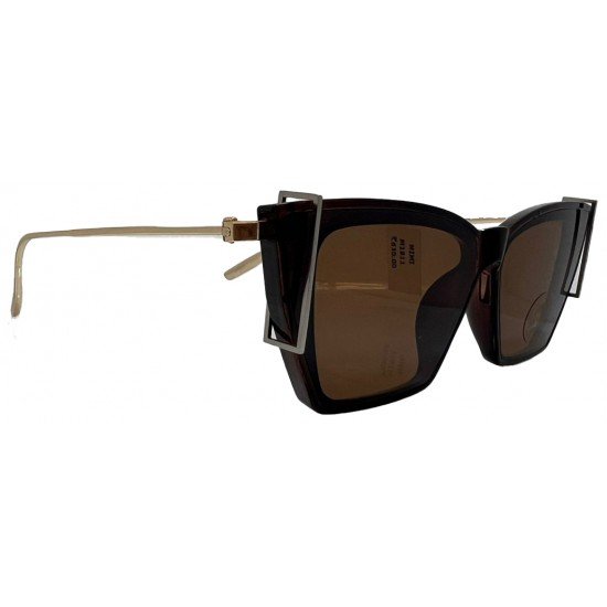 Nayansukh Brown Cat Eye Sunglasses