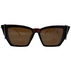 Nayansukh Brown Cat Eye Sunglasses