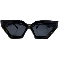 Nayansukh Black Cat Eye Sunglasses