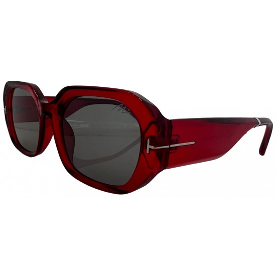 Nayansukh Red Frame Sunglasses