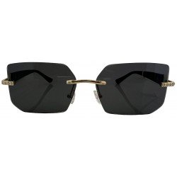 Nayansukh Rimless Designer Sunglasses